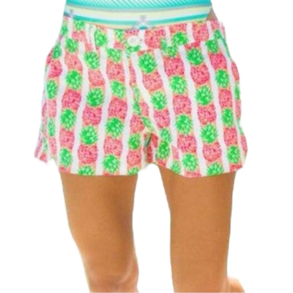 Chubbies‎ Women’s Pineapple Print Chino Flat Front Shorts Sz L - Picture 2 of 6